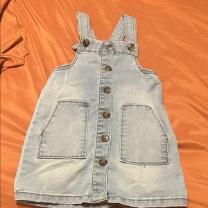 Kids Denim Overall Dress